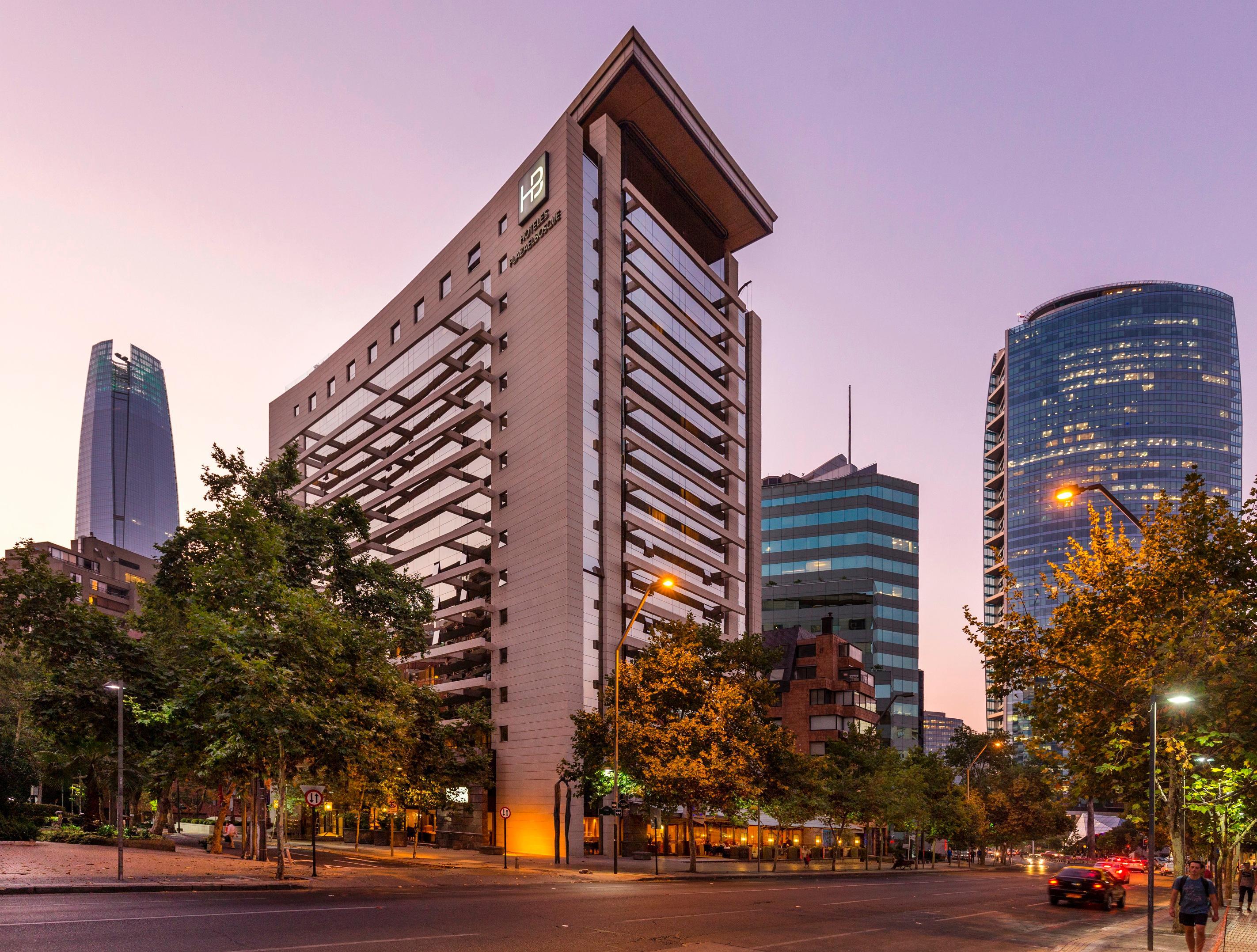 Plaza El Bosque Ebro Hotell Santiago de Chile Exteriör bild The hotel in 2016